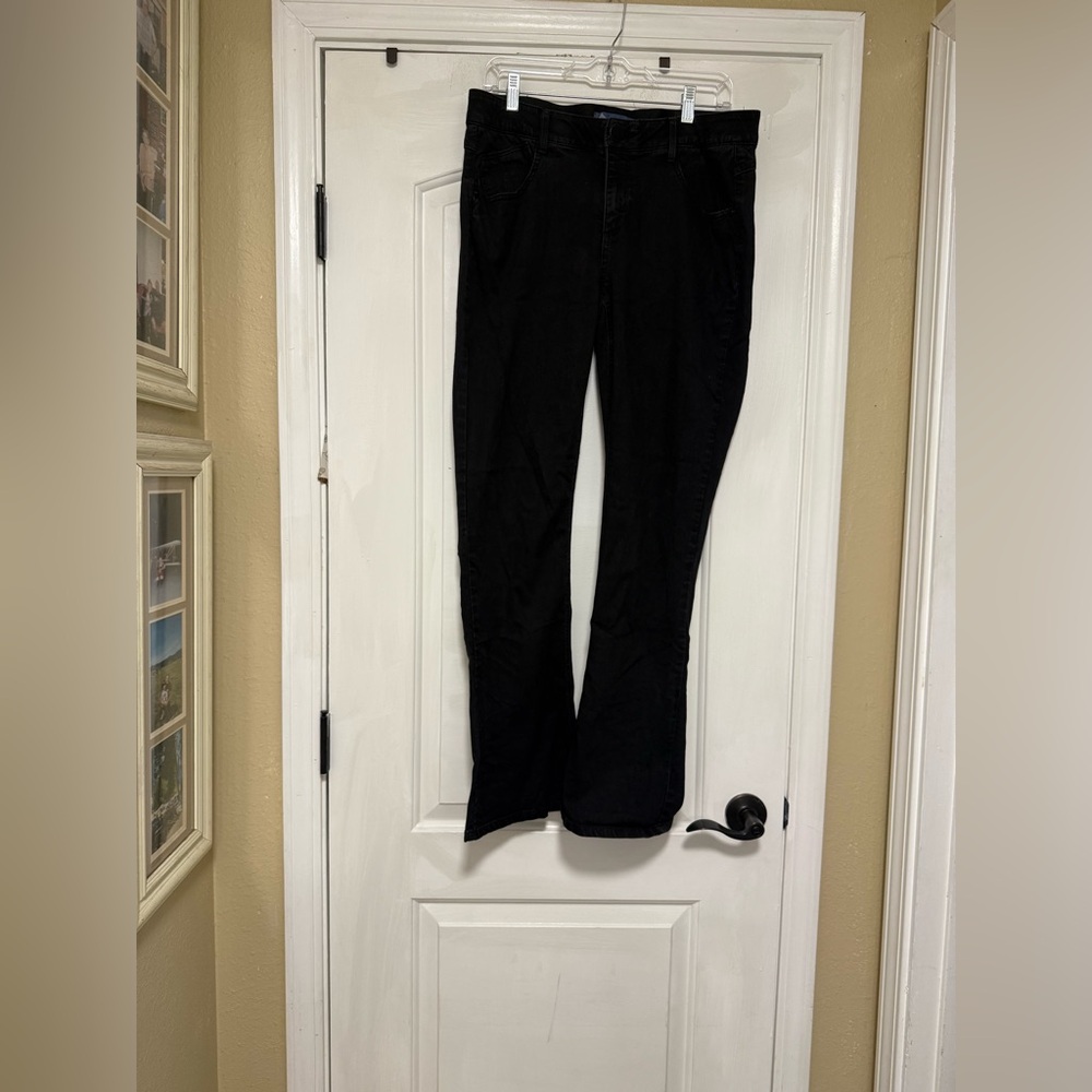 Democracy Black Boot Cut Size 14 Denim Pants